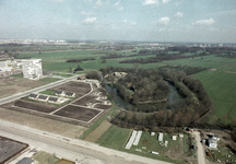 800541 Overzicht van het fort Hoofddijk te Utrecht, vanaf het universiteitsgebouw Transitorium II (Heidelberglaan 2), ...
